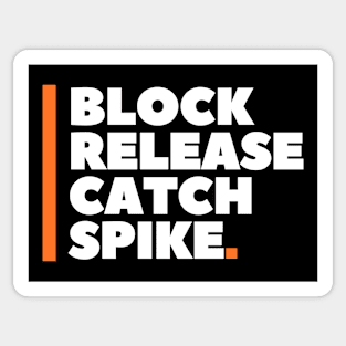 Block Release Catch Spike Sticker